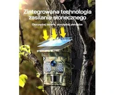 WOLFANG saulės energija maitinama laukinė kamera 4K 48 MP, naktinis matymas, IP66, 0,1 s trigeris, WT02