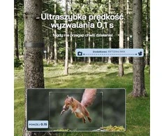 WOLFANG saulės energija maitinama lauko kamera su 4K raiška, 46 MP, Wi-Fi, Bluetooth ir IP66