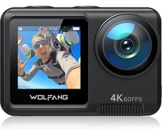 WOLFANG sporto kamera 4K 60 FPS, 20 MP, Wi-Fi, atspari vandeniui iki 40 m GA420