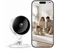 WOLFANG vidaus apsaugos kamera 1080p su Wi-Fi, naktiniu matymu ir dvipusiu garsu WS01