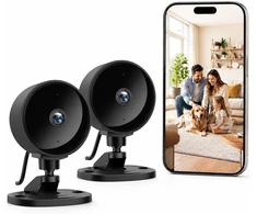 WOLFANG vidaus Wi-Fi kamera 1080p su naktiniu matymu, 2 vnt., WS01