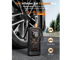 WOLFBOX nešiojamas oro kompresorius padangoms 150 PSI, 12000 mAh, MegaFlow24-NEW