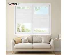 WOLTU plisuota užtemdanti roleta be gręžimo 80 x 100 cm balta 4250367027998