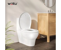 WOLTU tualeto sėdynė su lėto nusileidimo mechanizmu, vaikiška sėdyne ir Fix-Clip WOLTU