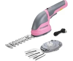 WORKPRO akumuliatorinės žolės ir gyvatvorių žirklės 3.6 V 2 Ah, 2 peiliai, 75 mm, 118 mm