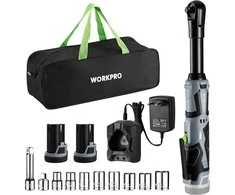 WORKPRO akumuliatorinis veržliaraktis 12 V, 55 Nm, su 2 akumuliatoriais, LED, W125222AU