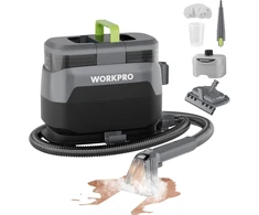 WORKPRO garinis kilimų ir apmušalų valytuvas su 4 režimais, 16 kPa, W125370