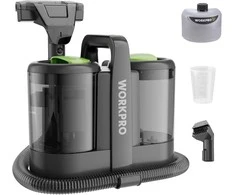 WORKPRO plaunantis dulkių siurblys 450 W, 1,6 l talpa, 13 kPa siurbimas, dvi galvutės, W125296A