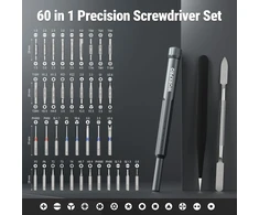 WORKPRO precizinių atsuktuvų rinkinys 60 vnt. su magnetiniais antgaliais W021846A
