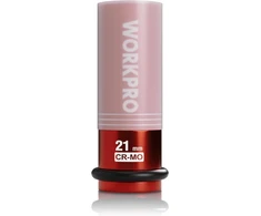 WORKPRO smūginio suktuvo galvutė 21 mm, 1/2 col., CR-MO plienas, W074584AE