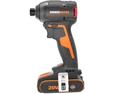 WORX akumuliatorinis smūginis suktuvas 20 V, 200 Nm, bešepetėlis, 3 greičiai, WX265