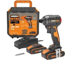 WORX akumuliatorinis smūginis suktuvas 20 V, 200 Nm, bešepetėlis, 3 greičiai, WX265