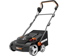 WORX akumuliatorinis vertikalizatorius ir vejos aeratorius, 36 cm pločio, nerūdijantis plienas, WG855E.9