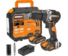 WORX belaidis smūginis gręžtuvas 20 V, 60 Nm, bešepetėlinis variklis, 2 greičiai, WX352