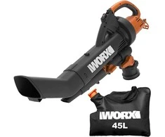 WORX elektrinė lapų pūstuvas ir siurblys 3000 W 3-in-1, 335 km/h, 600 m³/h, WG505E
