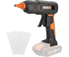 WORX karštų klijų pistoletas 18 V (20 V MAX), 60 W, PowerShare, 200°C, WX045.9