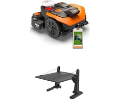 WORX vejapjovės robotas su RTK Cloud ir garažu, be ribinio laido, iki 800 m², Vision AI, WR308E