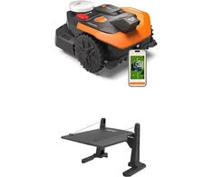 Worx vejapjovės robotas Vision Cloud WR305E su garažu, RTK navigacija, 2WD, be ribinio laido, iki 500 m²