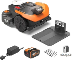 Worx Vision Cloud WR318E vejapjovės robotas 2WD RTK navigacija be ribinio laido, garažas, 1800 m²