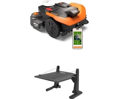 Worx Vision Cloud WR318E vejapjovės robotas 2WD RTK navigacija be ribinio laido, garažas, 1800 m²