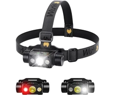 Wurkkos LED galvos žibintas, 4000 lm, įkraunamas, IP67, magnetinis, HD50