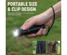 Wurkkos LED žibintuvėlis 4800 lm, IPX68, CRI90, įkraunamas TS22
