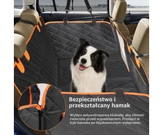 WUSUPU vandeniui atsparus automobilio galinės sėdynės užtiesalas šuniui 137 × 147 cm WU-CWQCZD