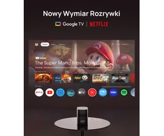 XGIMI nešiojamasis projektorius Full HD 1080p, 430 ISO liumenų, Google TV MoGo 2 Pro (New)