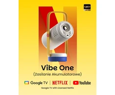 XGIMI nešiojamasis projektorius Vibe One, Full HD, 250 ISO liumenų, Google TV