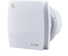 XIIW vonios ventiliatorius su drėgmės jutikliu, 100 mm, tylus, 12 W, 95 m³/h, su vožtuvu