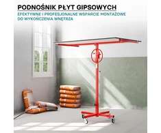 XPOtool gipso kartono plokščių keltuvas iki 40 kg, 170–290 cm, modelis 63249