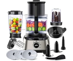 YASHE daugiafunkcis virtuvinis kombainas 11 viename, 1300 W, 2,5 l, HGM-410