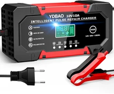 YDBAO automobilinis akumuliatorių įkroviklis 12 V 10 A LiFePO4 AGM GEL 9185