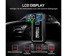 YDBAO automobilinis paleidimo įrenginys benzino ir dyzeliniams varikliams 10000 A 9188DE