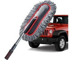 YeewayVeh automobilio dulkių šepetys su teleskopine rankena, mikropluošto, 68–85 cm, YW-P105-V2