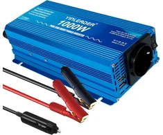 Yinleader įtampos keitiklis su grynąja sinusoidine banga 1000 W 12 V–230 V 1000W12V-P-EU