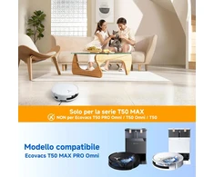 Yivy dulkių siurblių priedų rinkinys Ecovacs Deebot T50 MAX PRO Omni, 27 dalių