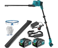 Yofidra akumuliatorinės teleskopinės gyvatvorių žirklės 40 cm, 21 V, sku4G6472Y_2-EU