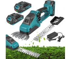Yofidra akumuliatorinės žolės ir gyvatvorių žirklės 2 viename, 300 W, 200 mm, sku006362Y_2-EU