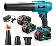 Yofidra akumuliatorinis lapų pūstuvas 800 W, 300 m/s, 2 x 3 Ah, 4 antgaliai, sku4G6424Y_2-EU