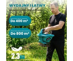 Yofidra belaidis elektrinis trąšų barstytuvas 3.3 l, 5 m, 6 greičiai, sku4G6386Y_2-EU