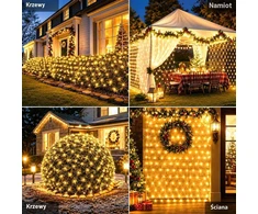 yowin lauko LED šviesos tinklelis 3 x 2 m, 200 LED, IP65, YW-WD200NB