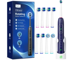 YTEATH PRO elektrinis sukamasis dantų šepetėlis su 5 režimais ir 8 galvutėmis Y10W