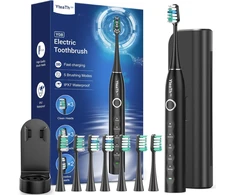 YTEATH PRO soninis elektrinis dantų šepetėlis su 5 režimais ir 8 galvutėmis Y08U