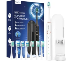 YTEATH PRO soninis elektrinis dantų šepetėlis 50 000 vibr./min., 5 režimai, Y05U