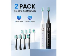 YTEATH PRO soninių elektrinių dantų šepetėlių rinkinys, 2 vnt., 5 režimai, Y05U