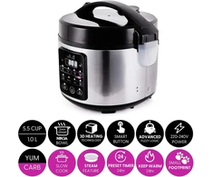 Yum Asia ryžių viryklė su keramine danga, pažangi logika, 1 l talpos, 500 W, YUM-EY10LEU
