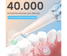 YUNCHI soninis elektrinis dantų šepetėlis 40 000 VPM, USB-C, 5 režimai, C2