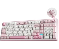 YUNZII mechaninė belaidė 96 % klaviatūra su skaitmeniniu bloku, Bluetooth, RGB, B98 PRO