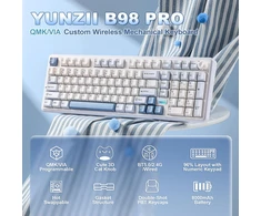 YUNZII mechaninė belaidė žaidimų klaviatūra B98 PRO, 96 %, Bluetooth, 8000 mAh